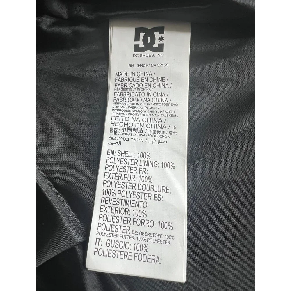 DC Command 45K Mens Jacket Sympatex Waterproof Hooded Gray/Black Size Medium - Picture 7 of 15